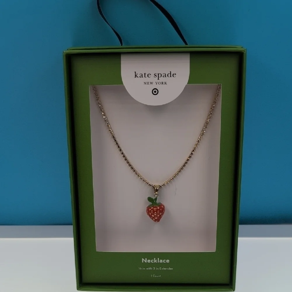 Kate Spade Strawberry Necklace - Picture 2 of 5